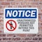 Signmission Unauthorized Persons Not Permitted Beyond OSHA Notice Sign, Plastic, 14in W x 10in L, 2PK OS-2PACK-NS-P-1014-L-16777 - alternate 4
